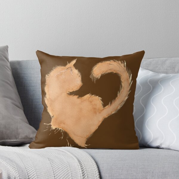 Item preview, Chat café sur couleur café - Amoureux des chats designed and sold by AnjaLiaDesigns.