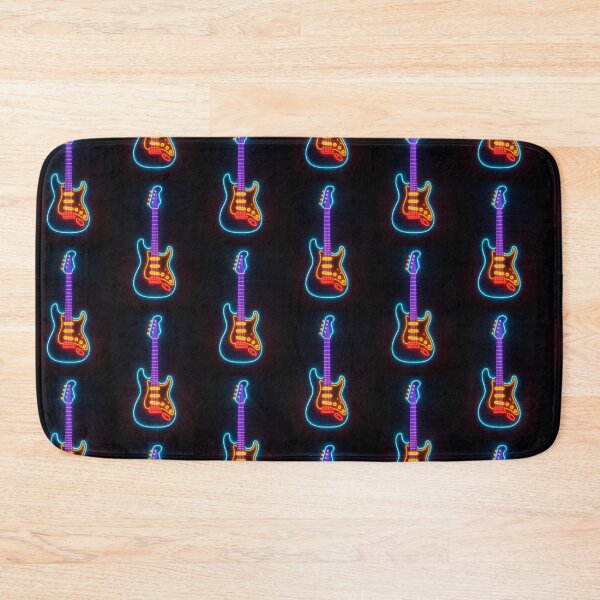 Item preview, Neon Electric Guitar – Glowing Rock Vibes designed and sold by Aucia.