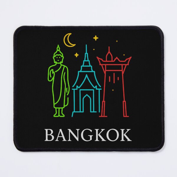 Item preview, Bangkok Neon Skyline Collection: Futuristic City Lights designed and sold by Design_Your_Day.