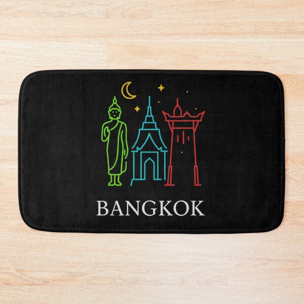 Item preview, Bangkok Neon Skyline Collection: Futuristic City Lights designed and sold by Design_Your_Day.