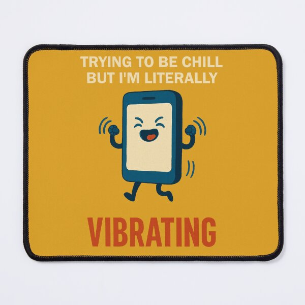 Item preview, Trying to Be Chill – Funny Anxiety Phone Art designed and sold by PrintSmithArt.
