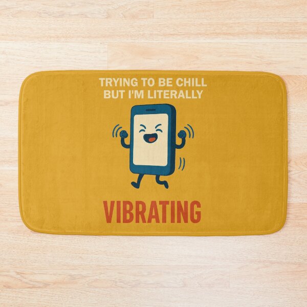 Item preview, Trying to Be Chill – Funny Anxiety Phone Art designed and sold by PrintSmithArt.
