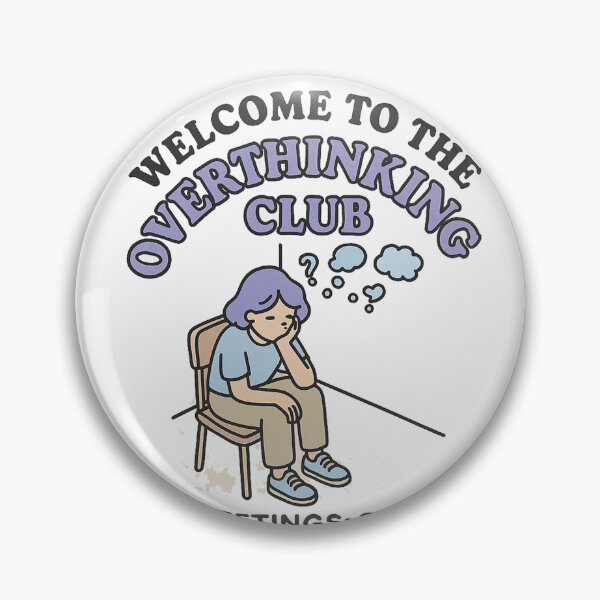 Item preview, overthinking club designed and sold by Ratatatts.