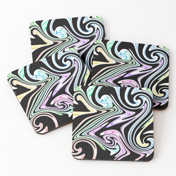 Item preview, Swirling Colors on Black  designed and sold by JaygiesDesign.