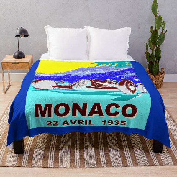 Item preview, MONACO GRAND PRIX : Vintage 1935 Abstract Auto Racing Print designed and sold by posterbobs.
