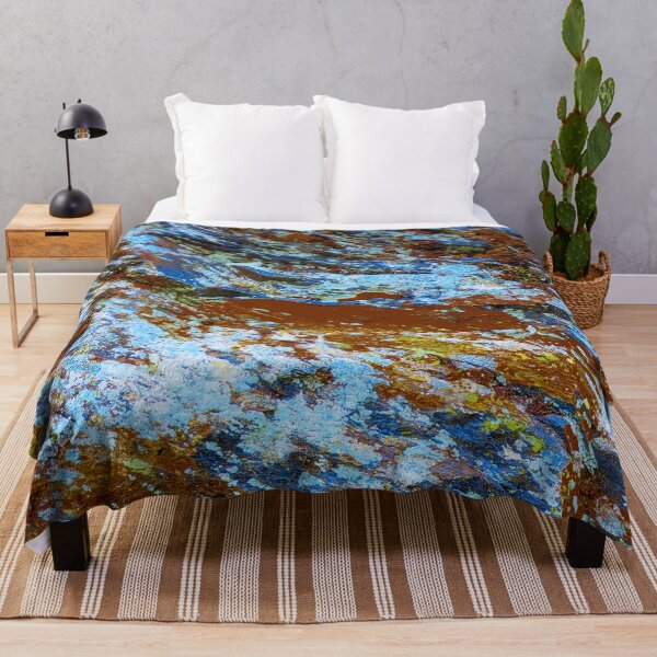 Item preview, ABSTRACT Collection: Blue Brown Marble designed and sold by Rebecca Creates....