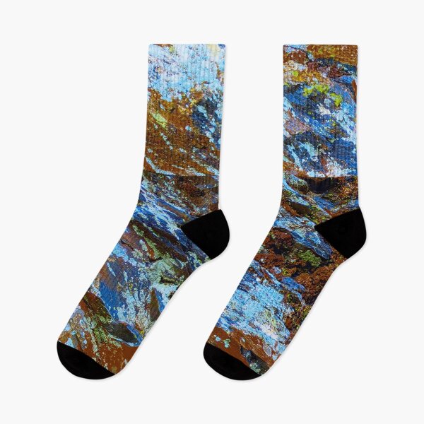 Item preview, ABSTRACT Collection: Blue Brown Marble designed and sold by Rebecca Creates....