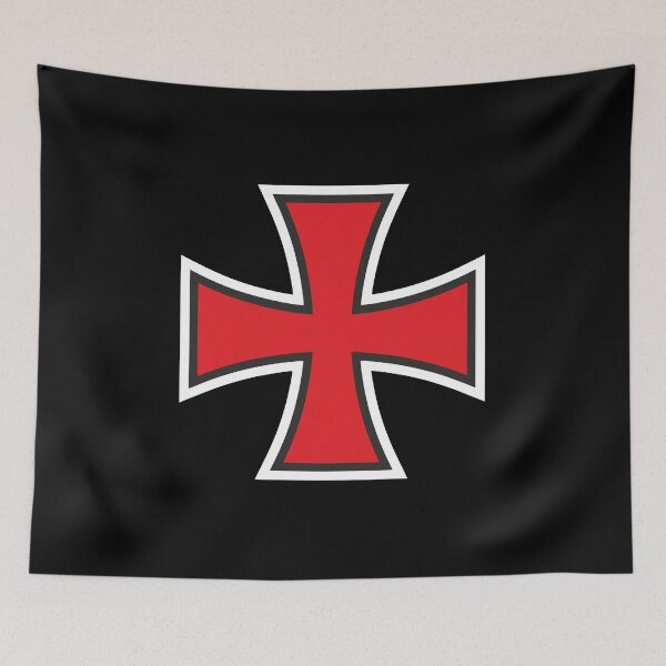 Item preview, Red Iron Cross — Crusader Symbol Medieval Style designed and sold by FAawRay.