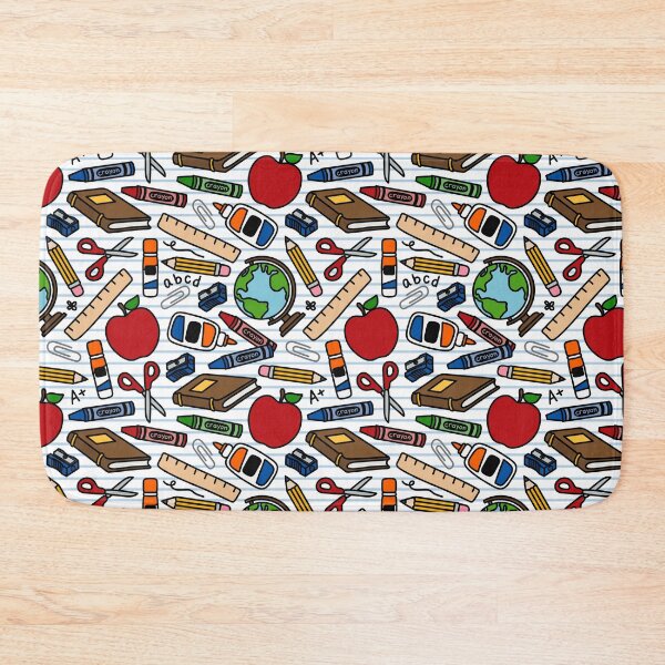 Item preview, Teacher School Supplies Pattern – Education Essentials Design designed and sold by PeaChiArtsi.