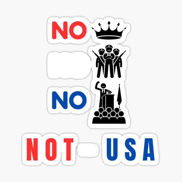 NOT in the USA Sticker