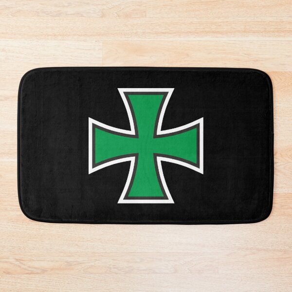 Item preview, Green Iron Cross — Survival Emblem for Outdoor Enthusiasts designed and sold by FAawRay.