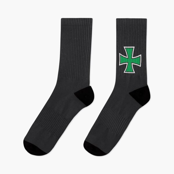 Item preview, Green Iron Cross — Survival Emblem for Outdoor Enthusiasts designed and sold by FAawRay.