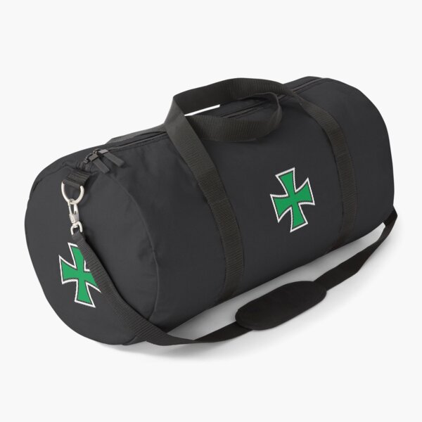 Item preview, Green Iron Cross — Survival Emblem for Outdoor Enthusiasts designed and sold by FAawRay.