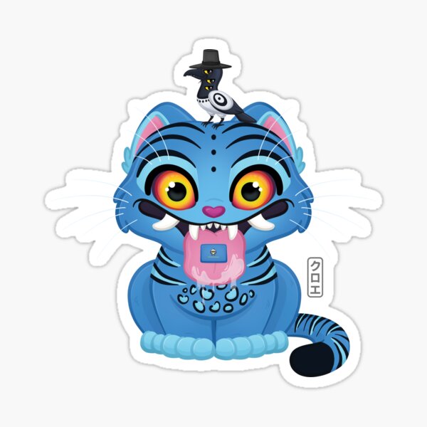 Item preview, KPop Demon Hunters – Derpy Tiger und Vogel designed and sold by Kuroe Lemon.