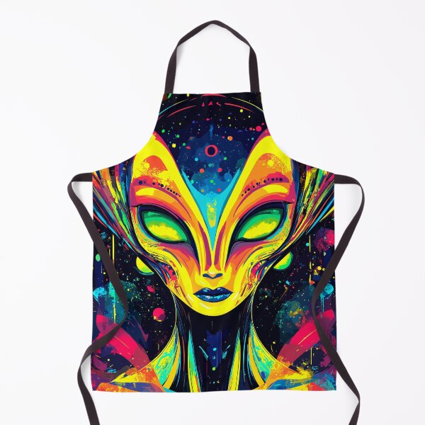 Item preview, Celestial Alien Goddess – Colorful Space Being designed and sold by Artbyminga.