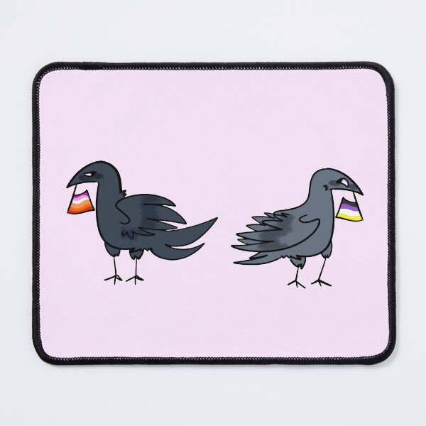 Item preview, Non-binary Lesbian Crows! designed and sold by Nebloodle!.