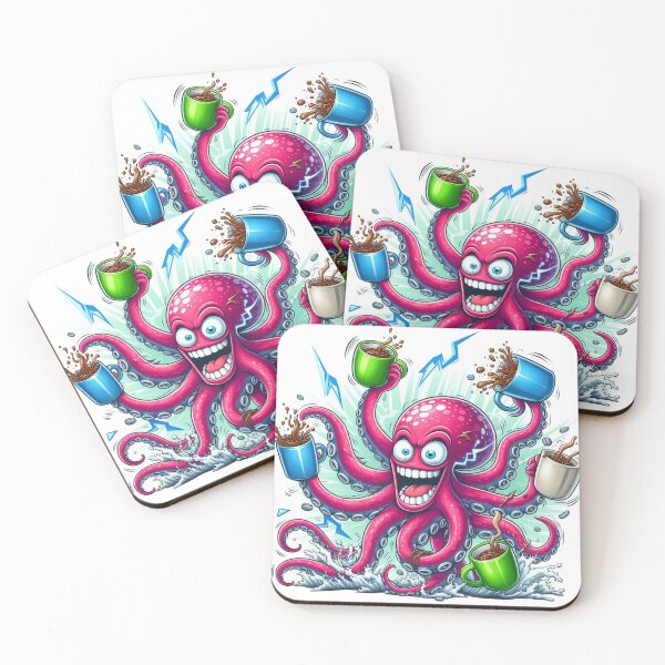 Item preview, Overcaffeinated Octopus – Chaos in Every Arm designed and sold by Confuzz1ed.