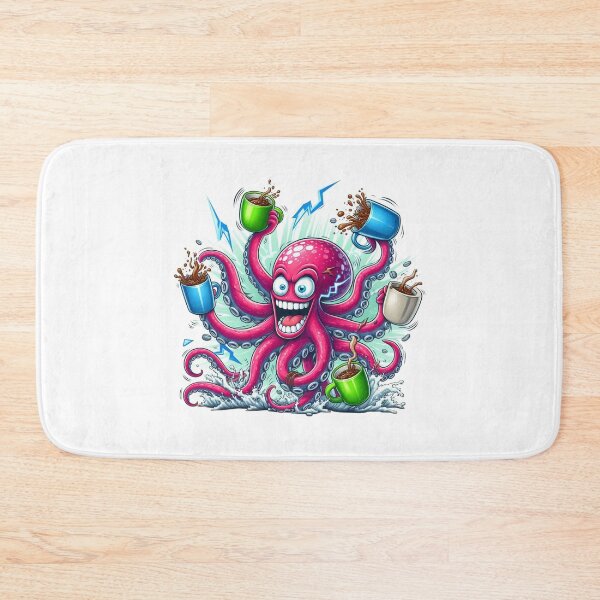 Item preview, Overcaffeinated Octopus – Chaos in Every Arm designed and sold by Confuzz1ed.