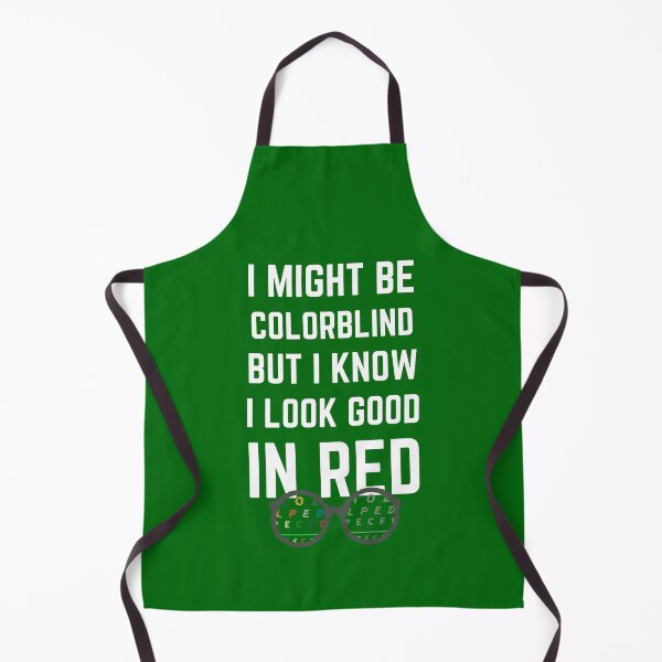 Item preview, I Might Be Colorblind But I know I Look Good In Green sarcastic people with vision problem or colorblindness designed and sold by Trendy Shop.