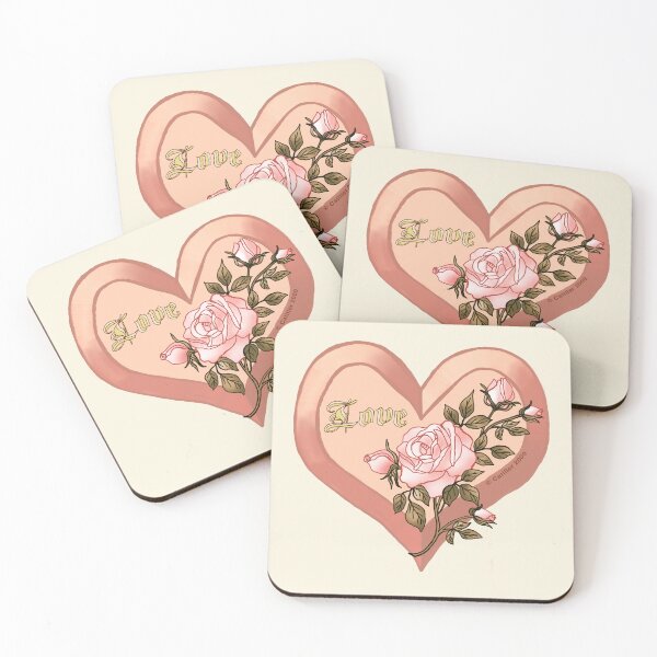 Item preview, Love Roses Bevel Heart designed and sold by artmuvz.