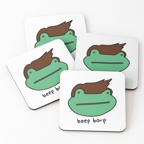 Item preview, Cool hair Beep Borp frog designed and sold by H4ppyFace2Trace.