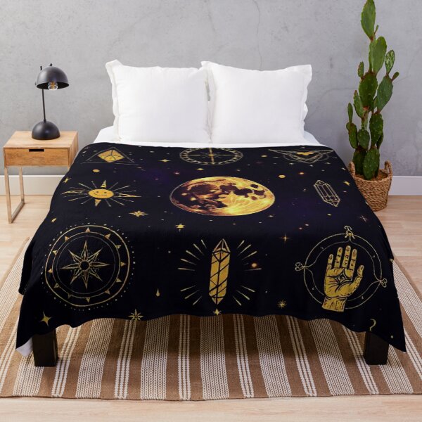 Item preview, ✨Mystic Moon Magic – Celestial Witchy Pattern ✨ designed and sold by Alquimia Lunar.