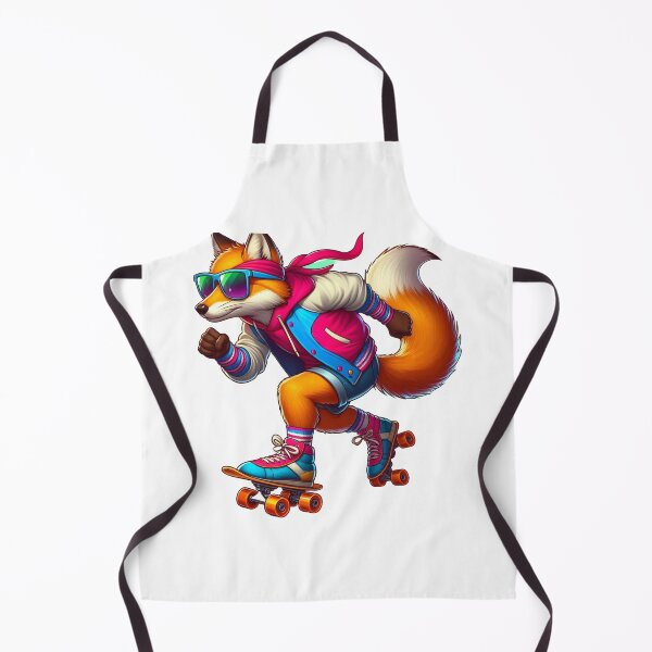 Item preview, Roller Skating Fox – Retro Cool Vibes in Motion designed and sold by Confuzz1ed.