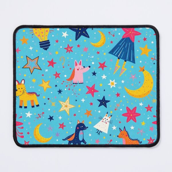 Item preview, ✨ Magical Sky Friends – Colorful Kids Pattern ✨ designed and sold by Alquimia Lunar.