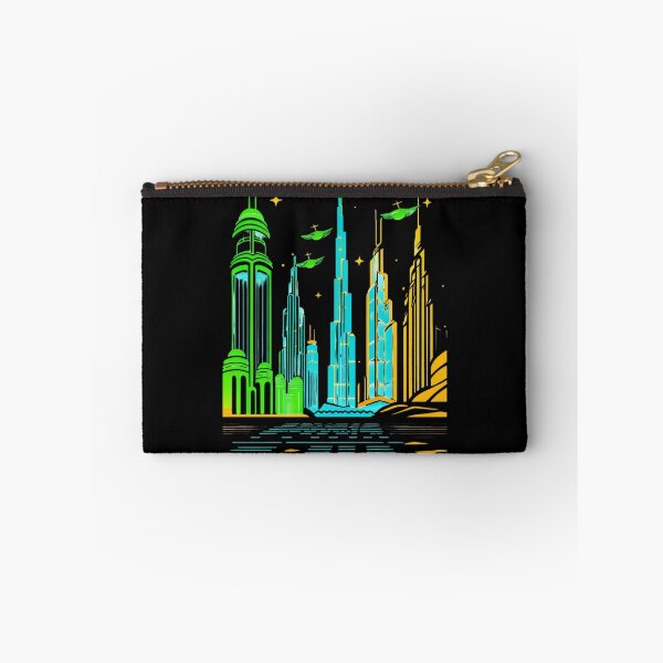 Item preview, Dubai Neon Skyline Collection: Futuristic City Lights designed and sold by Design_Your_Day.