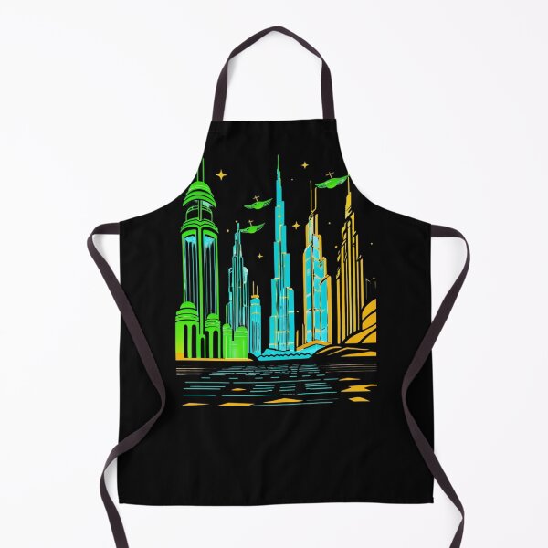 Item preview, Dubai Neon Skyline Collection: Futuristic City Lights designed and sold by Design_Your_Day.
