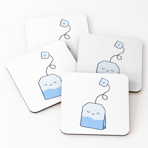 Item preview, cute tea bag blue designed and sold by designing01Ar3.