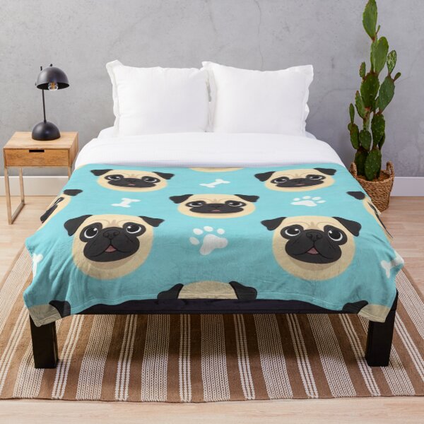 Item preview, ✨ Cute Pug Faces – Dog Lover Pattern ✨ designed and sold by Alquimia Lunar.