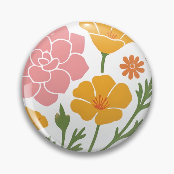 Item preview, California in Bloom – Bold Floral State Design designed and sold by EerieB.