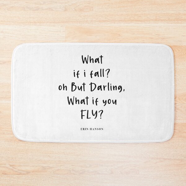 Item preview, What If I Fall? - Erin Hanson's Quote designed and sold by corbrand.