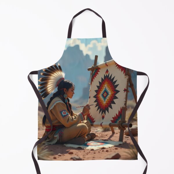 Item preview, Native American Painter  designed and sold by Mama's Storeroom.