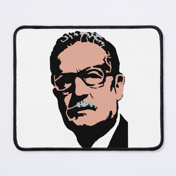 Item preview, Salvador Allende Portrait Poster | Marxist Chilean President Art Print - Socialist History Wall Decor & Revolution Stickers designed and sold by RevolutionToday.