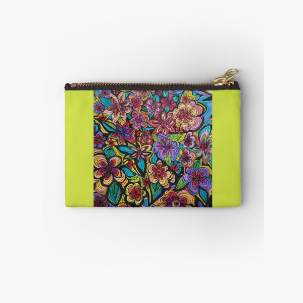 Item preview, Colorful happy flowers designed and sold by Lanabsmiles.
