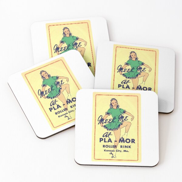 Item preview,  Pla-Mor Roller Rink Kansas City Missouri Roller Skating Rink Sticker Decal Label designed and sold by tislord.