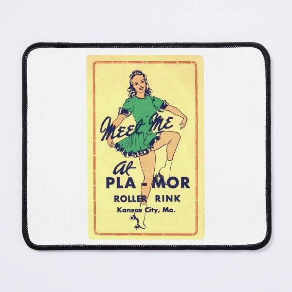 Item preview,  Pla-Mor Roller Rink Kansas City Missouri Roller Skating Rink Sticker Decal Label designed and sold by tislord.