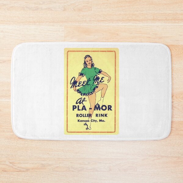 Item preview,  Pla-Mor Roller Rink Kansas City Missouri Roller Skating Rink Sticker Decal Label designed and sold by tislord.