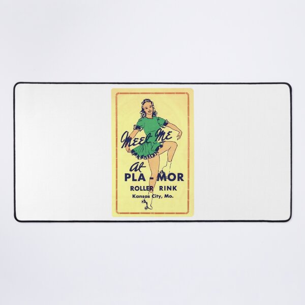 Item preview, Pla-Mor Roller Rink Kansas City Missouri Roller Skating Rink Sticker Decal Label designed and sold by tislord.