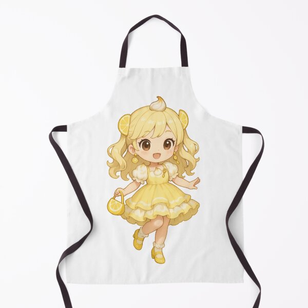 Item preview, Kawaii sweet girl with lemon tart dress designed and sold by Candie_Loudenfrau_Art.
