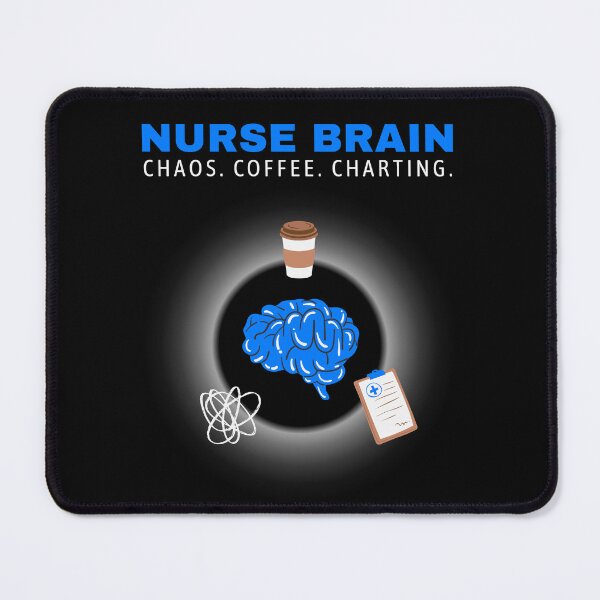 Item preview, Nurse - Nurse Brain, Chaos, Coffee, Charting designed and sold by WGBTee.