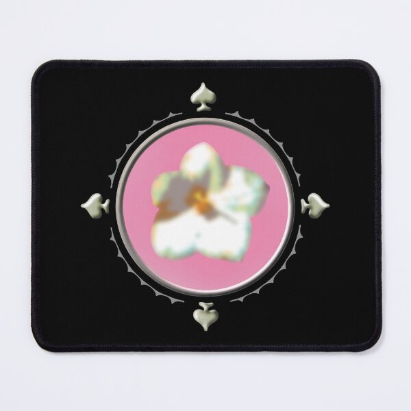 Item preview, Soft amd Cute Flower in the Frame of Circle with Four Spades designed and sold by cremedecolor.