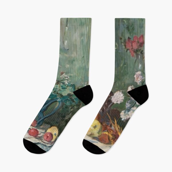 Item preview, French Still Life | Apples, Flowers, and Vintage Pitchers – Impressionist Style designed and sold by CARRAANN.