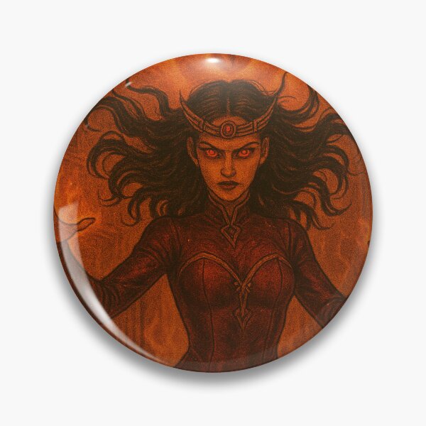 Item preview, Red Sorceress Unleashed Power. Trading Card designed and sold by JonelleTshirts.