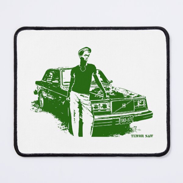 Item preview, TENOR SAW. STENCIL STYLEE. GREEN. designed and sold by 5hertz.