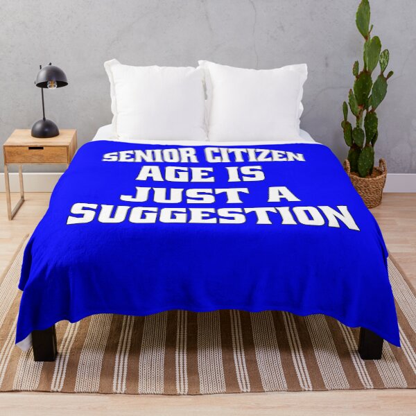 Item preview, Funny Senior Citizen Humor Senior Citizen  Age Is Just A Suggestion designed and sold by fantasticdesign.