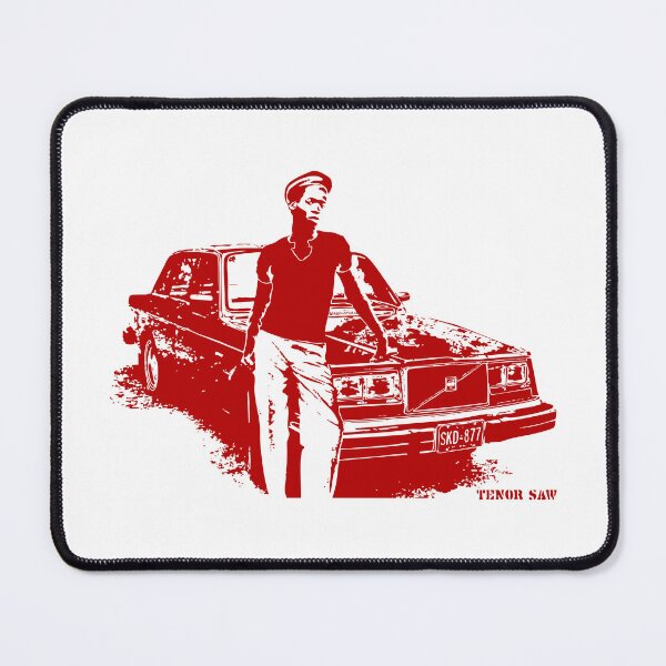 Item preview, TENOR SAW. STENCIL STYLEE. RED. designed and sold by 5hertz.