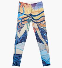 Shiva and Shakti. Man and woman. Leggings